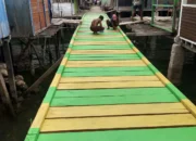 Empat Bulan Menjabat, Pj Kades Bajo Berhasil Selesaikan Dua Jembatan Kayu